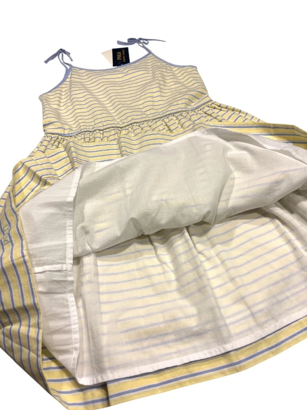 Polo Ralph Lauren Girls Striped Dress - Size 10 NWT